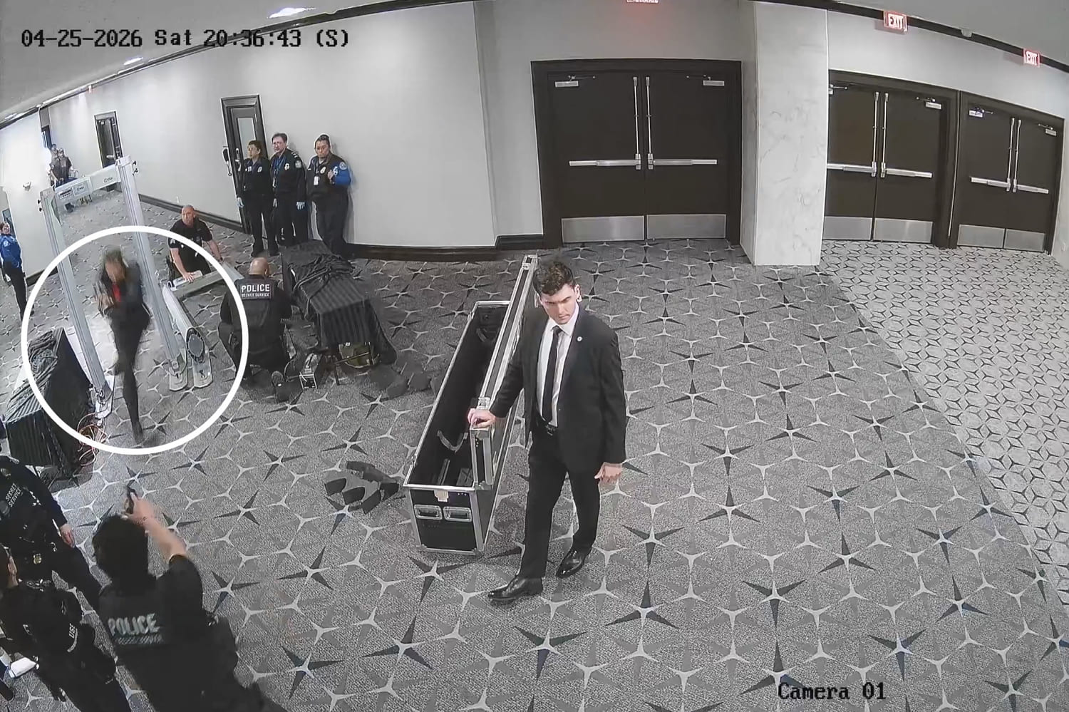 New video shows correspondents' dinner suspect shooting officer, top prosecutor says