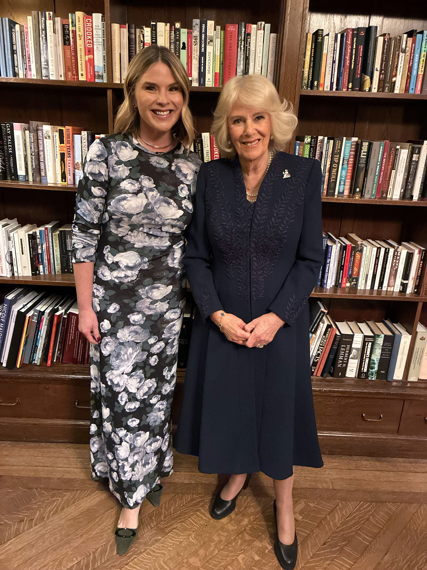 Queen Camilla Speaks In Conversation with Jenna Bush Hager