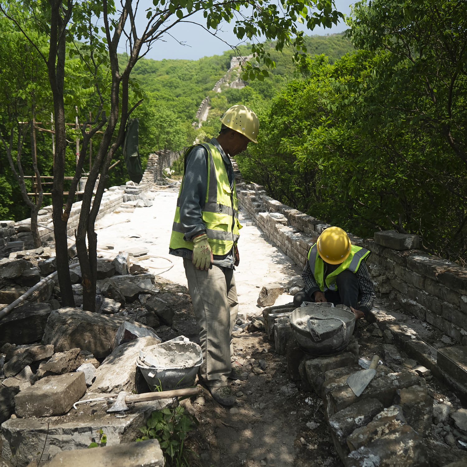 China’s Great Wall is being restored one brick at a time