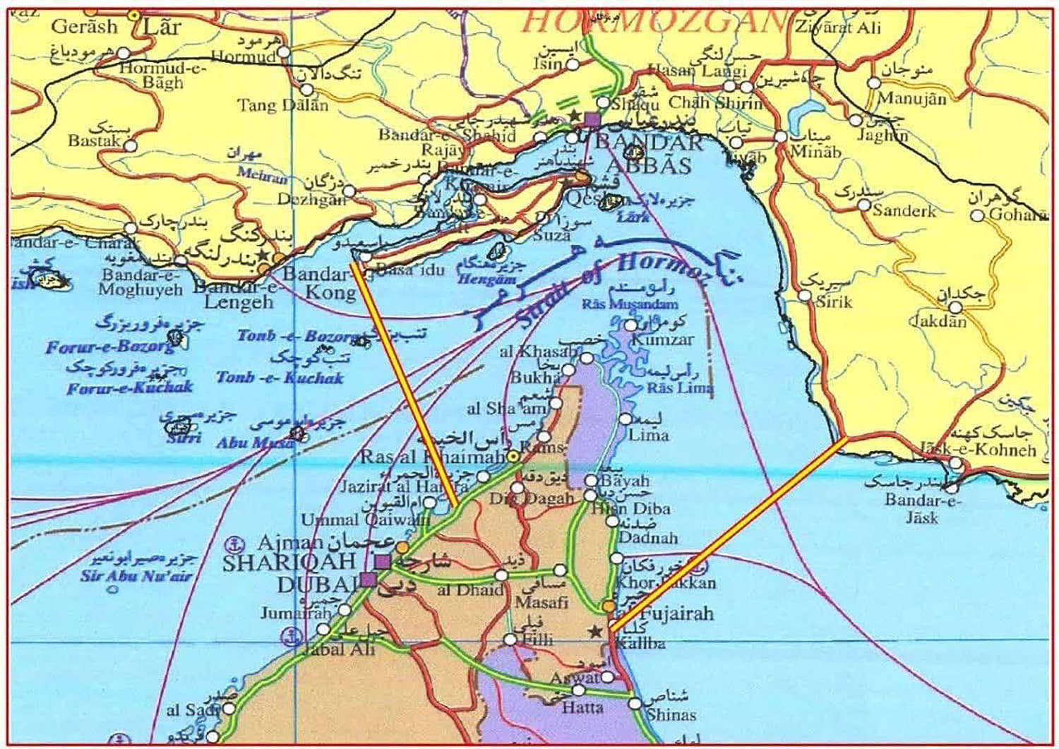 U.S. denies Iranian claim that it hit American warship in the Strait of Hormuz