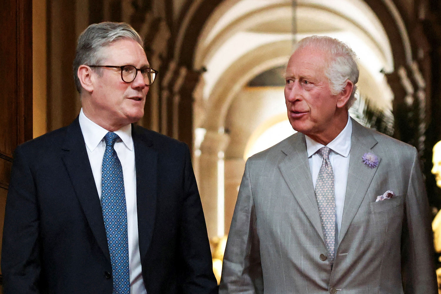 King Charles III enters stage of Britain’s political drama as PM Starmer faces down challengers