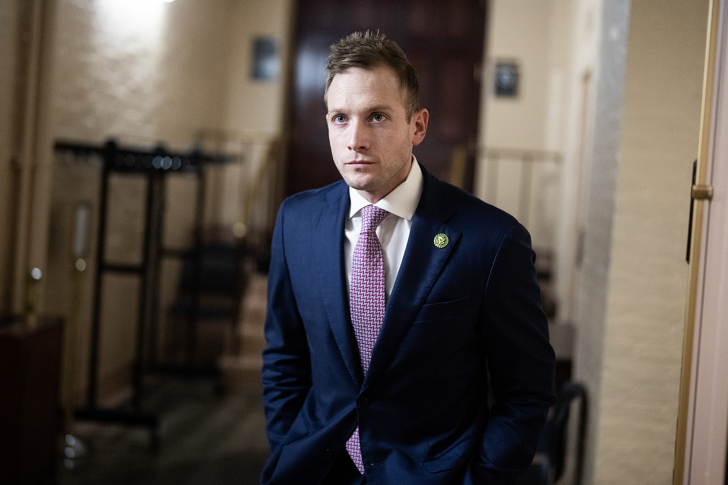 Speaker Mike Johnson responds to domestic abuse allegations against a GOP congressman: ‘He’s got to work that out’