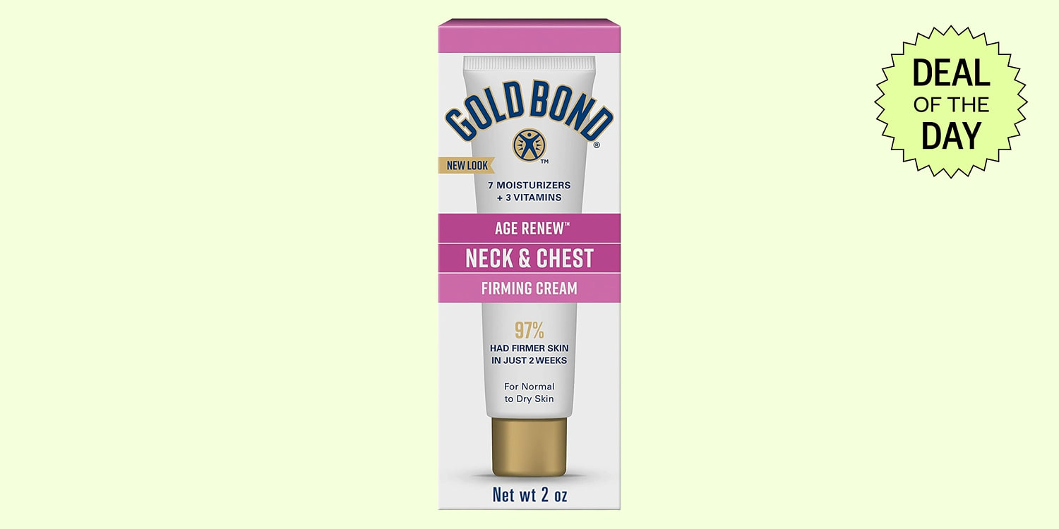 Gold Bond’s popular skin-tightening neck cream is on sale for $12
