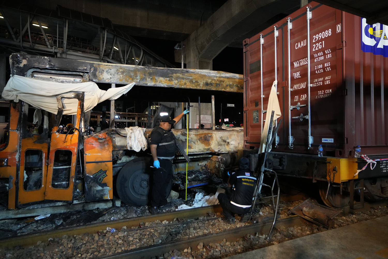 Train driver charged after crash in Bangkok, Thailand kills 8
