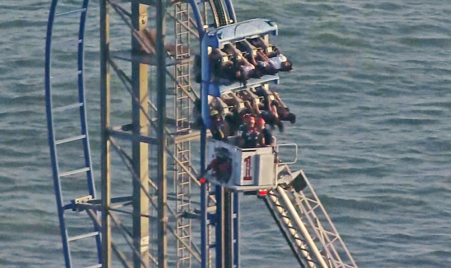 Texas roller coaster malfunction leaves 8 riders stranded 100 feet in the air for hours