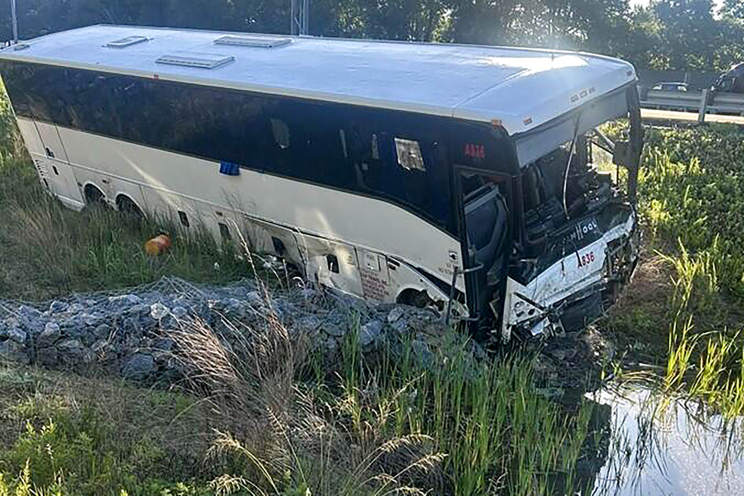 Five killed, 34 injured after bus crashes into six cars in Virginia
