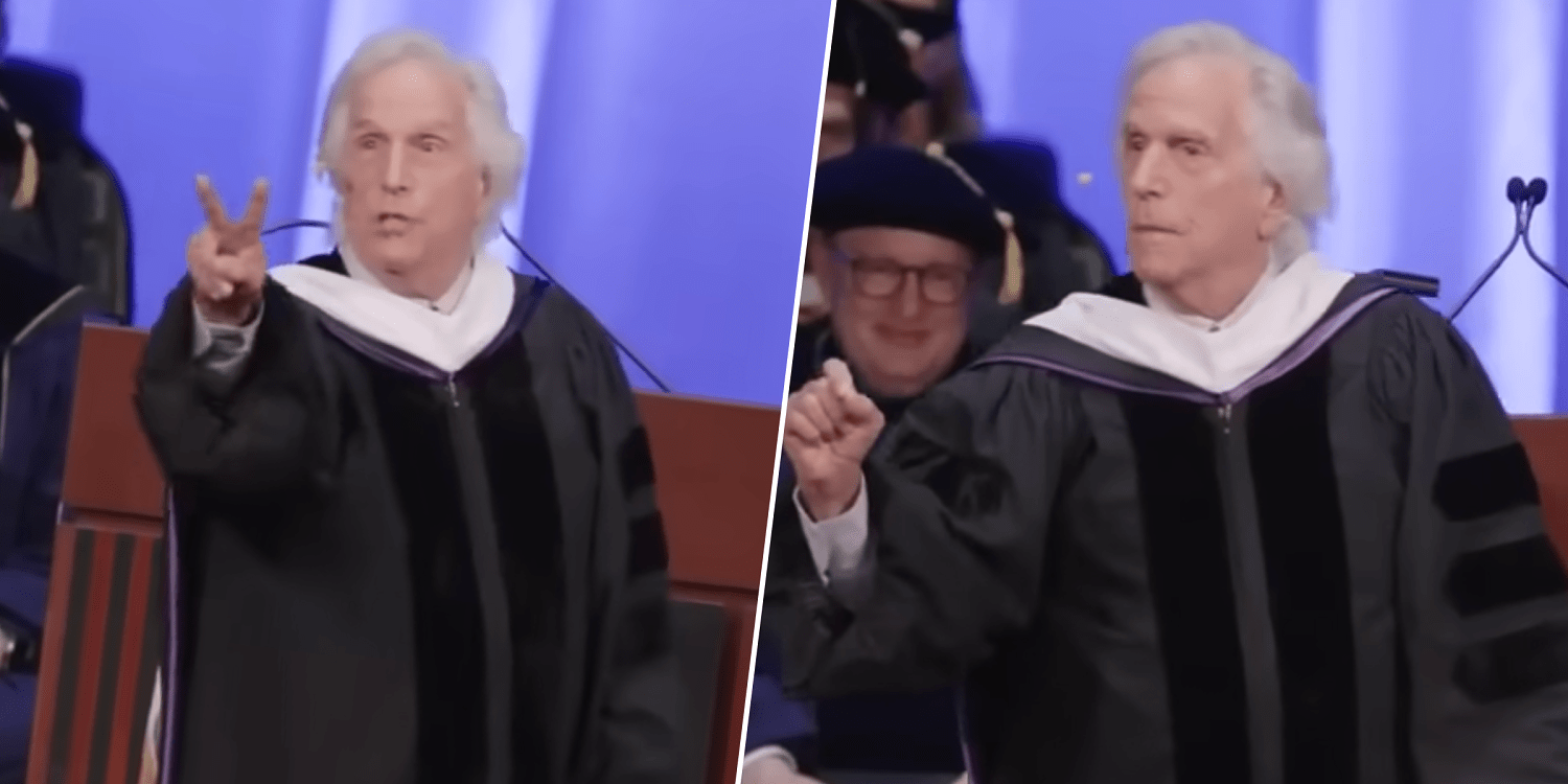 The 2 Words Henry Winkler Lives By, According to the Heartfelt Commencement Speech He Just Gave