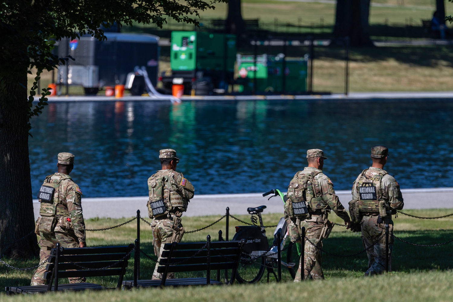 Man seen on video being detained at Reflecting Pool faces disorderly conduct and obscenity charges