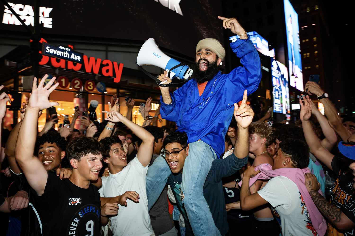 Knicks watch party outside MSG canceled due to Trump’s plann