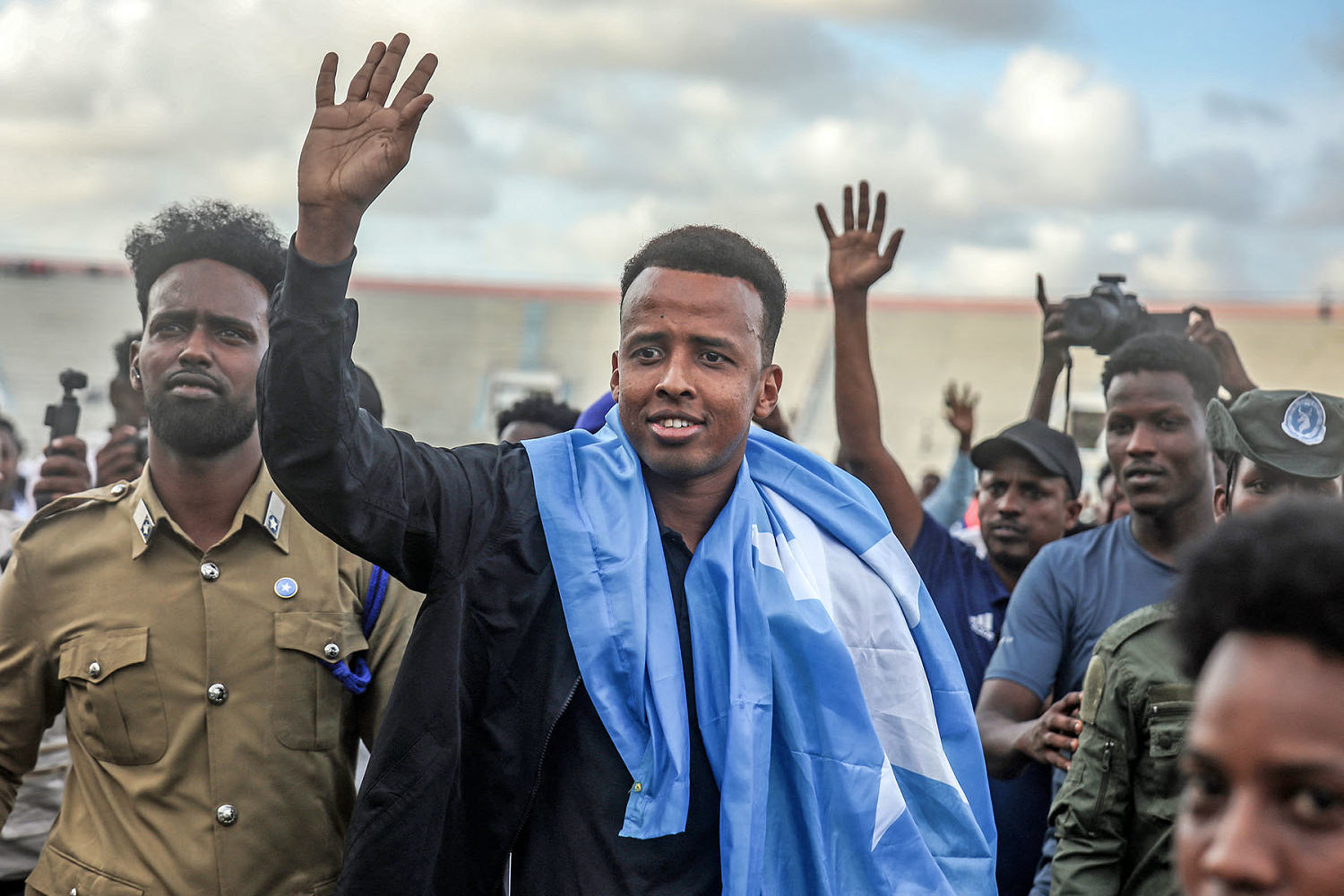 Referee barred from entering U.S. for World Cup receives a hero’s welcome in Somalia