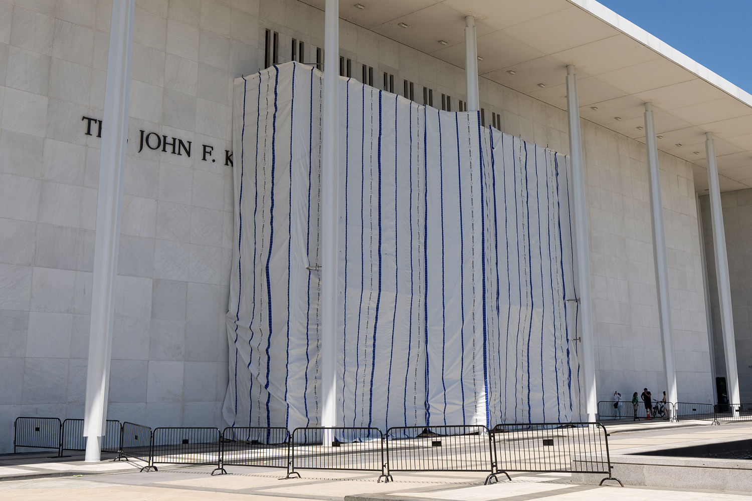 Kennedy Center official tells judge Trump’s name has been removed from building and website