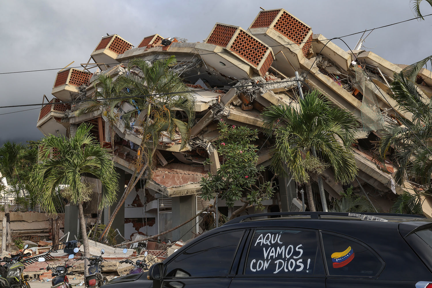 Frustration and fading hopes in Venezuela with thousands still missing after twin quakes