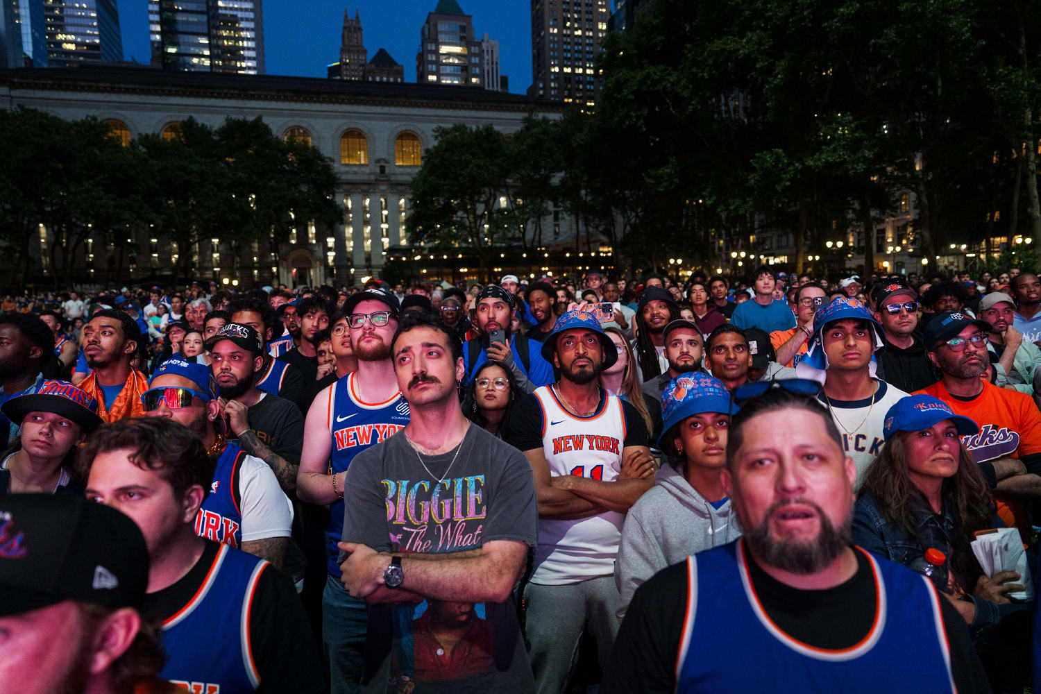 How New Yorkers celebrated the Knicks’ first NBA Finals appe