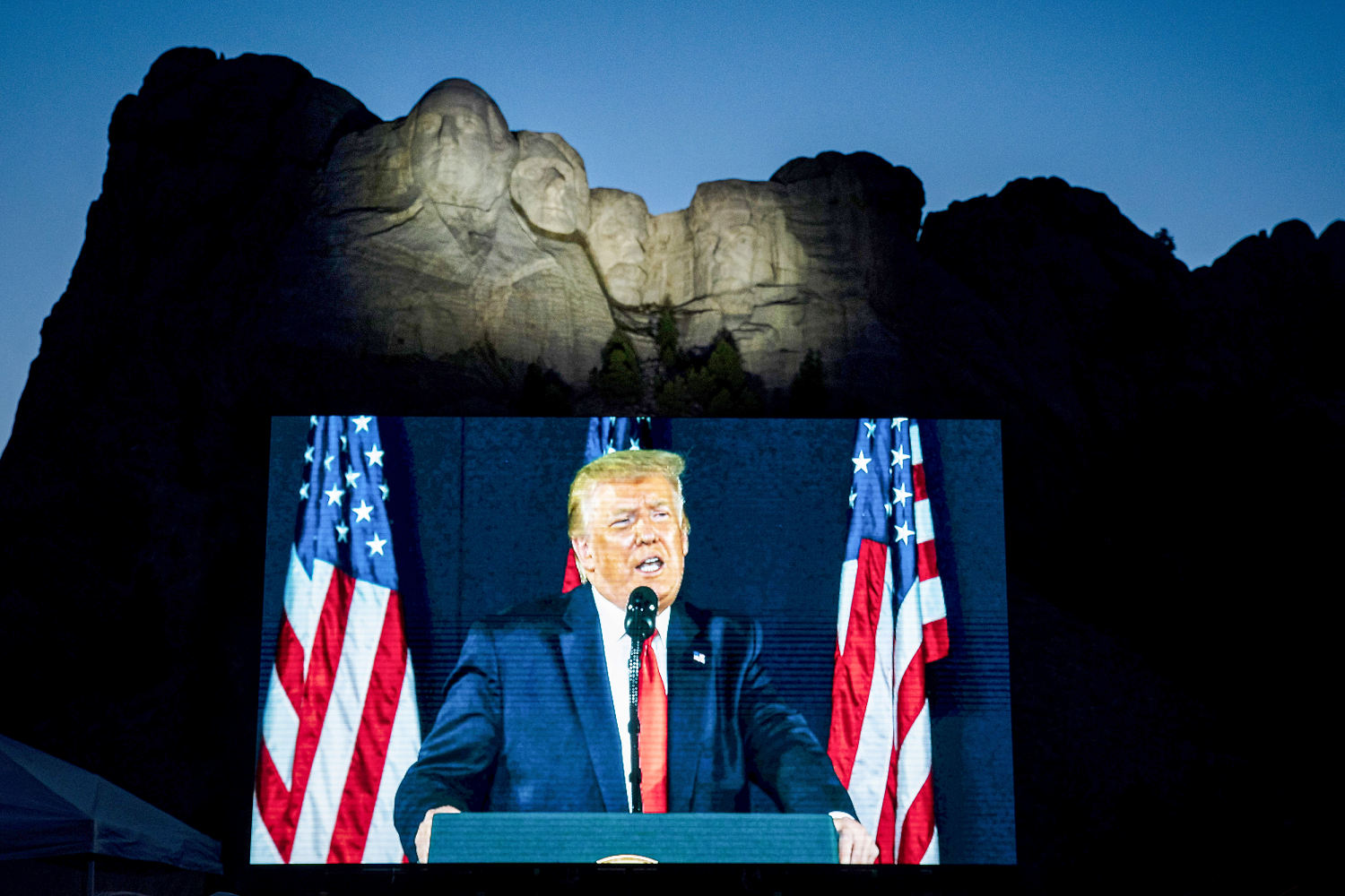 Trump to speak at Mount Rushmore, one monument he can’t remake