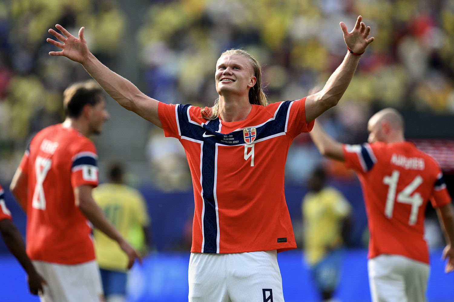 Erling Haaland cements superstar status, scores twice in Norway’s 2-1 win over Brazil