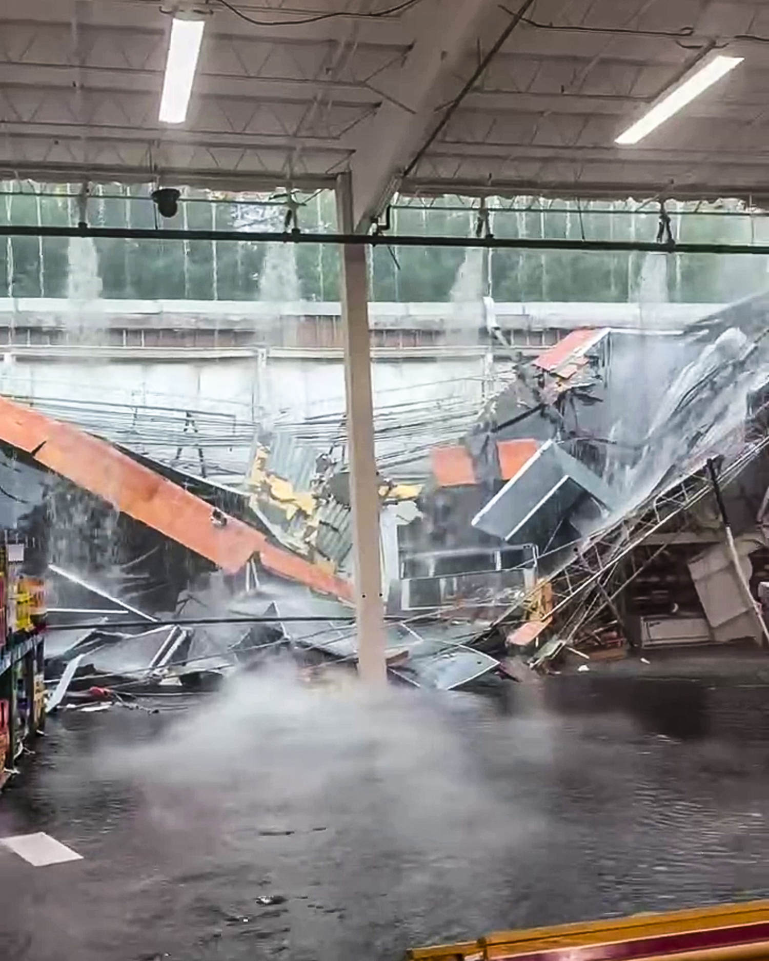BJ’s roof collapses during heavy rains in New Jersey