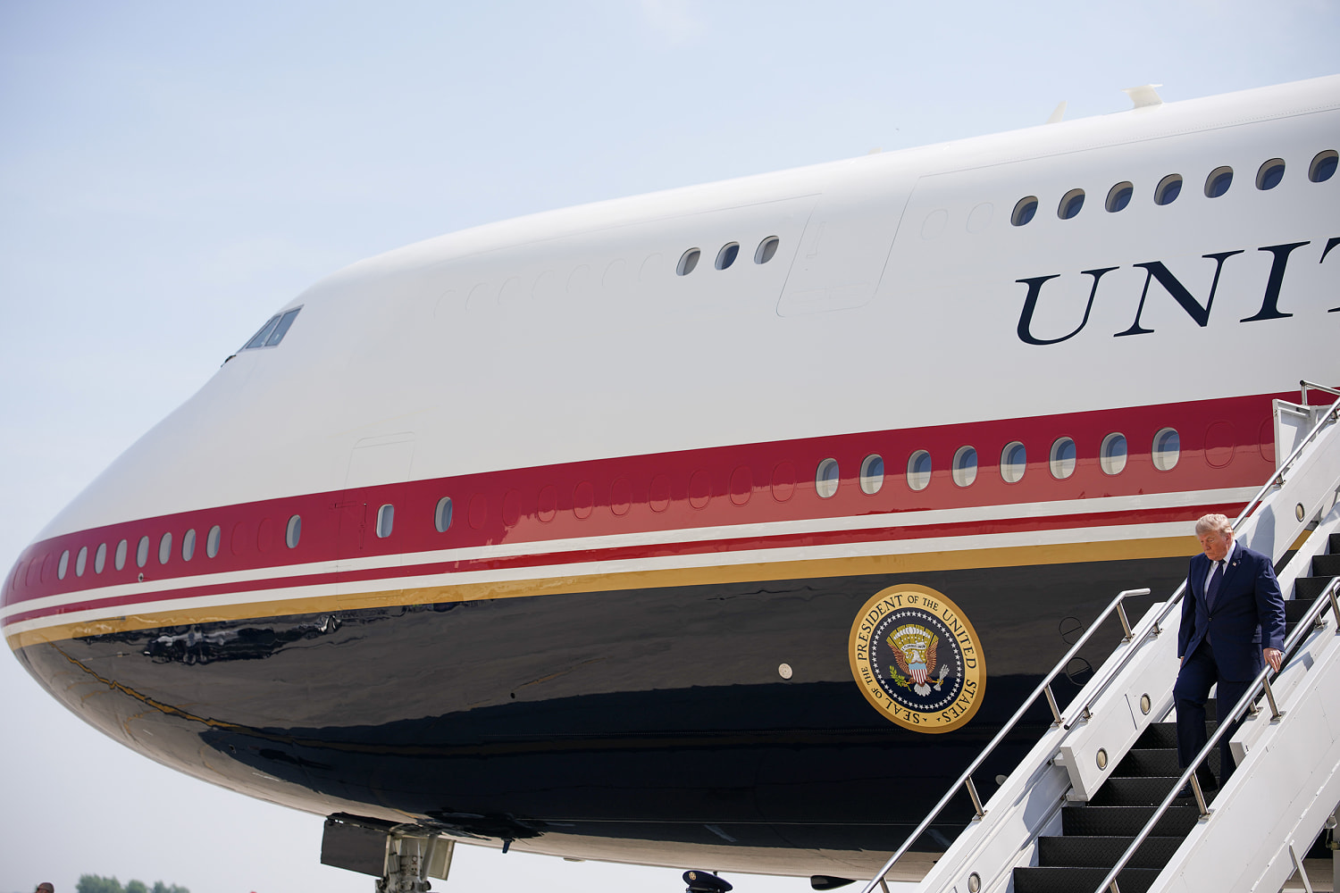 Trump says new Air Force One will be sent to get ‘maxed out’ for upgrades