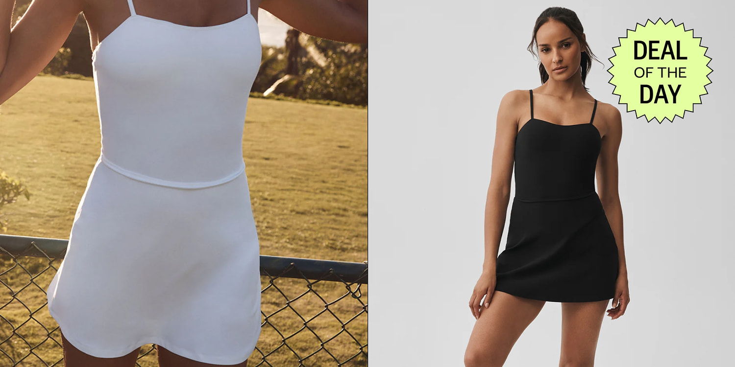 Alo’s popular workout dress is under $85 right now