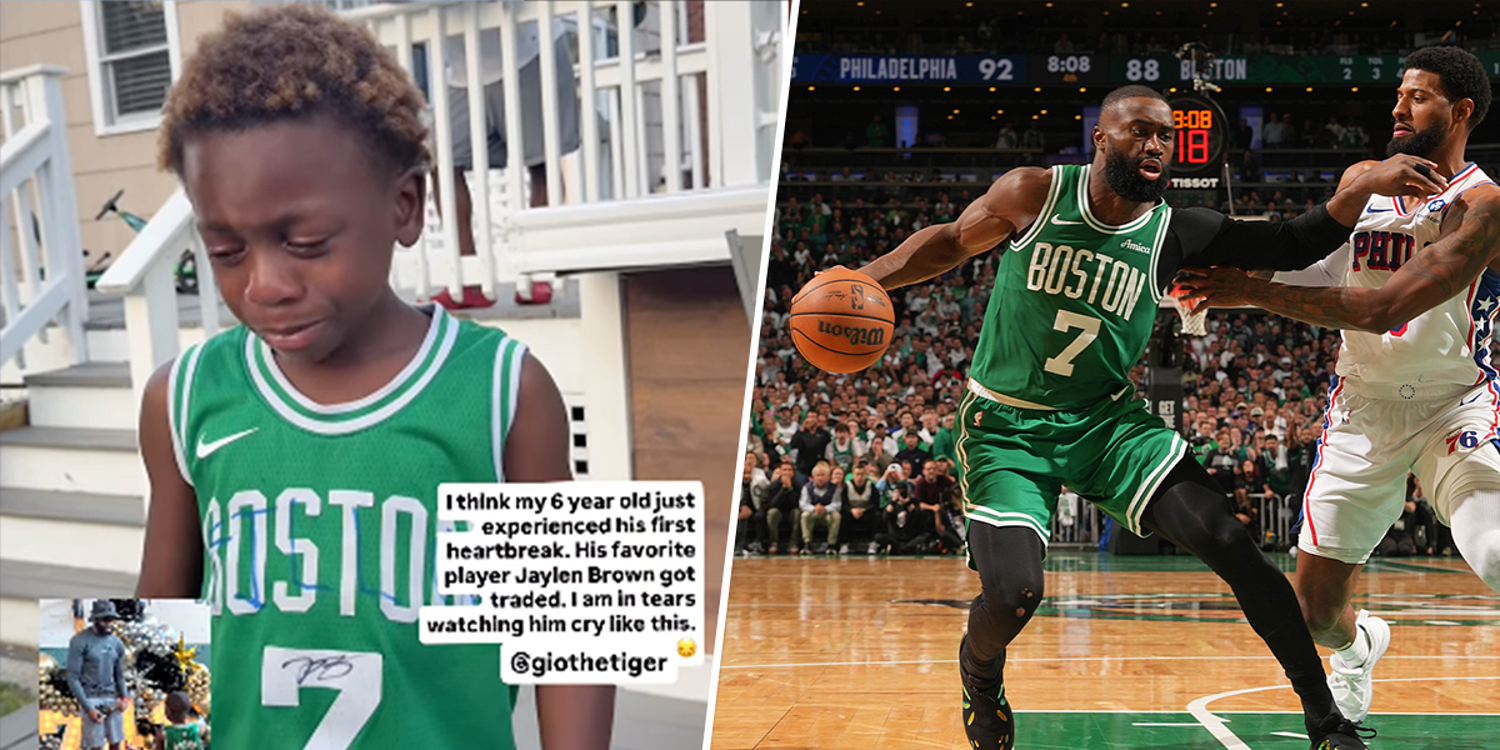 Jaylen Brown Responds to Viral Video of 6-Year-Old Sobbing After He Was Traded from Celtics
