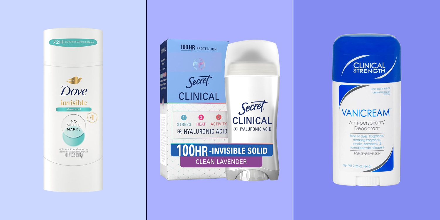 Aluminum deodorant is a safe option for sweaty armpits – here are the best ones