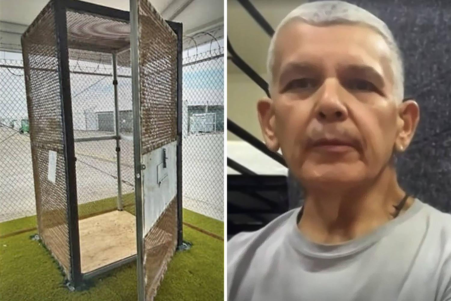 Former ‘Alligator Alcatraz’ detainee says he was placed in phone booth-sized cage for 15 hours