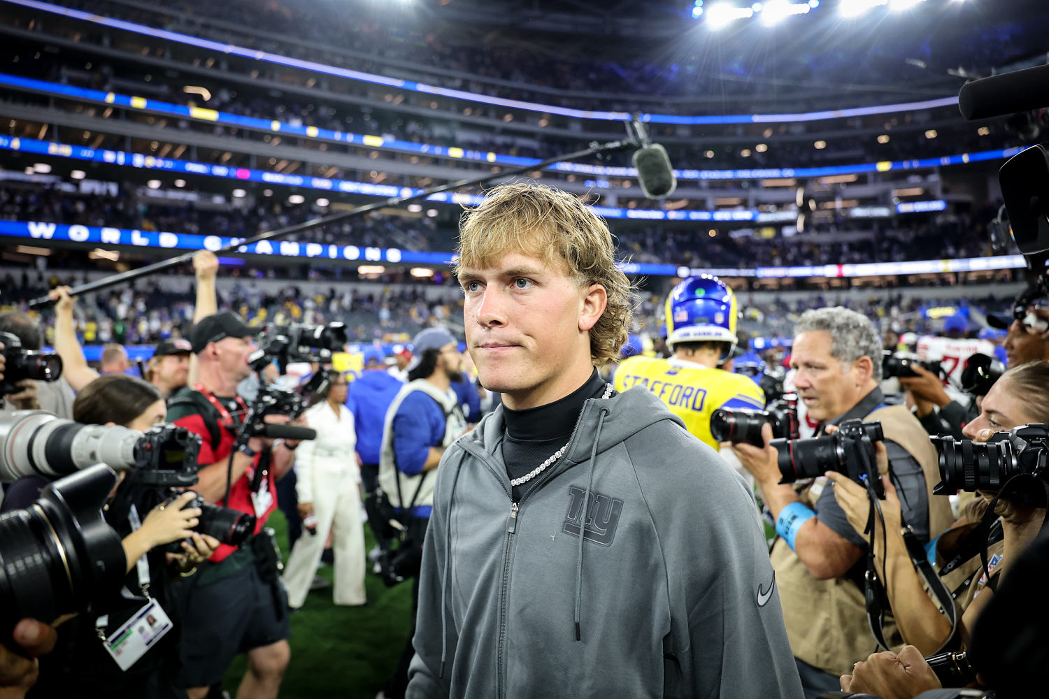 Giants quarterback Jaxson Dart to undergo season-ending knee surgery, reports say