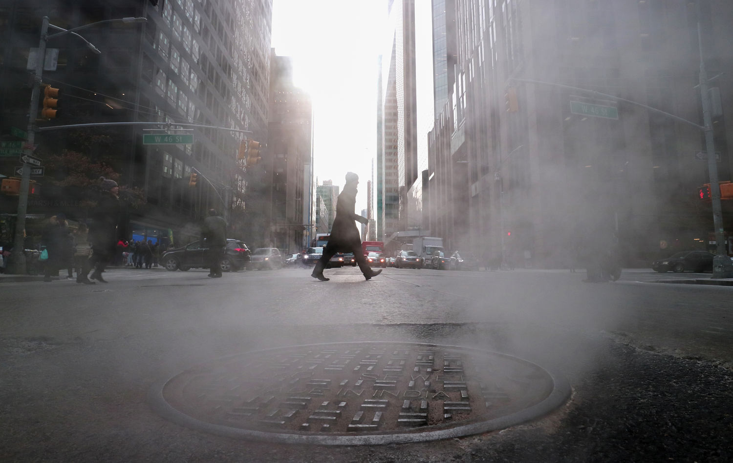Mystery men emerge from New York City sewers near Netanyahu’s hotel