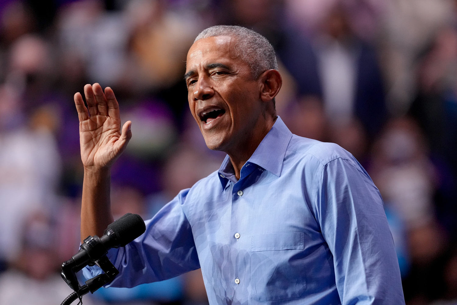 Obama describes Trump as an agent of ‘chaos and cruelty’ in midterm elections pitch