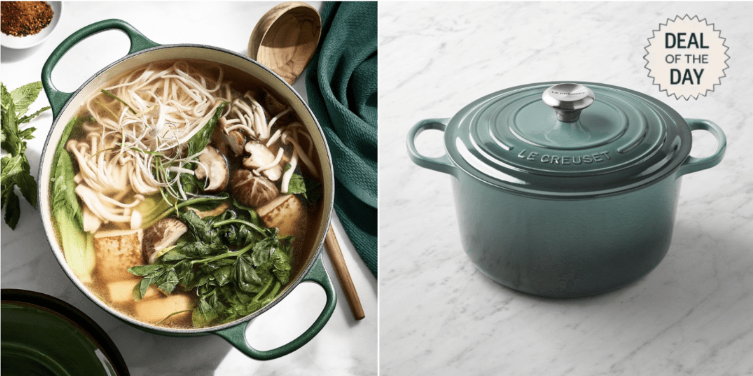 Le Creuset’s deep Dutch oven is almost 40% off right now