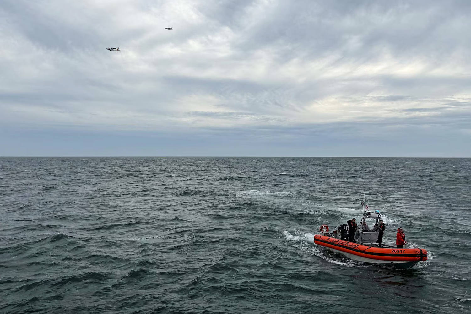 Search for 6 aboard medical jet enters second day after crash near Nantucket