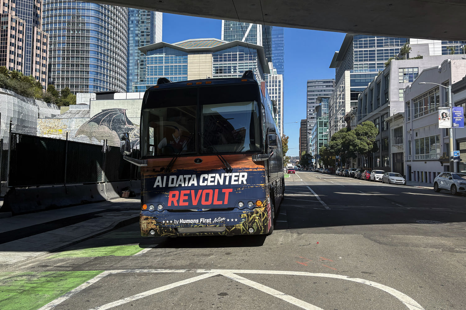 Conservative data center activists take fight to AI companies’ front door in San Francisco
