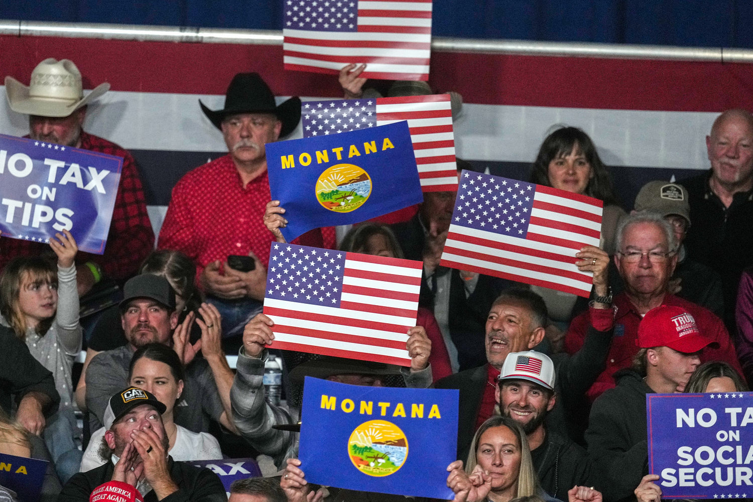 Trump touts booming economy at Montana rally as supporters feel squeezed