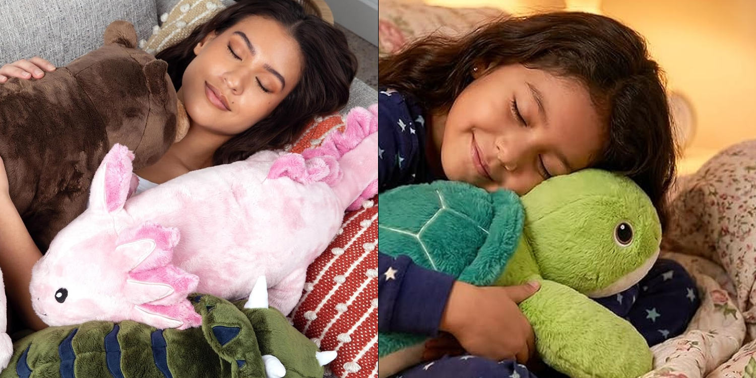 These weighted stuffed animals are the adult version of a security blanket
