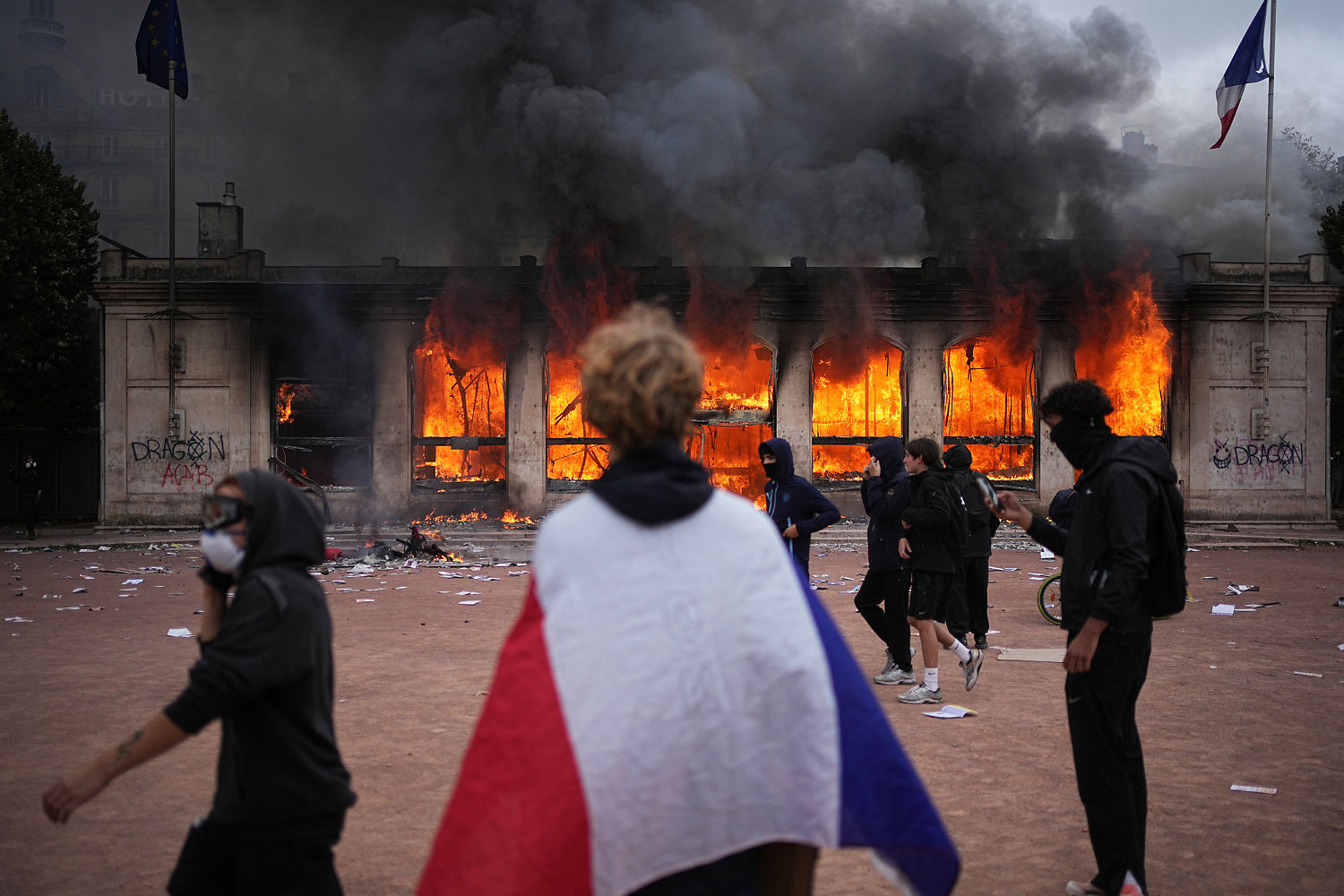 How France’s far right is using a weekend of riots and chaos to seize power