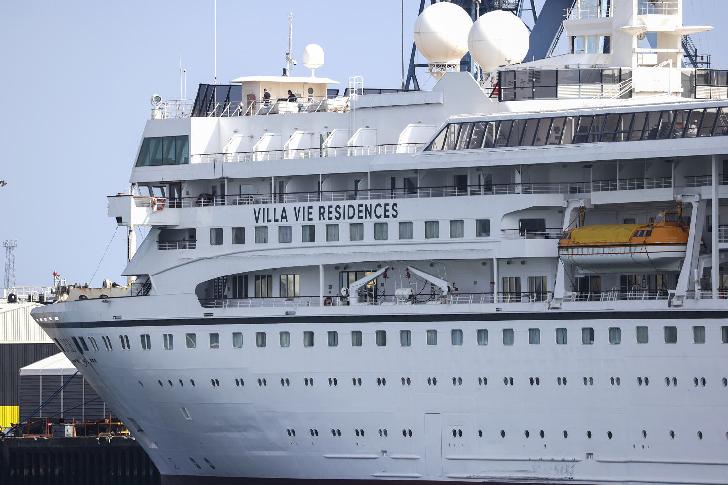 They bought cabins on a luxury cruise ship. High fuel costs got them kicked off in Cambodia.
