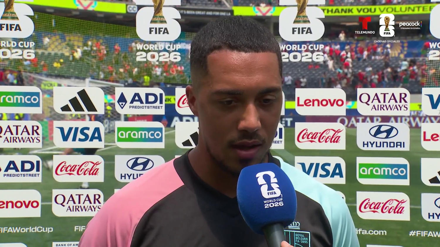 Tielemans: "Mala suerte y cansancio fue determinante en la derrota contra España"