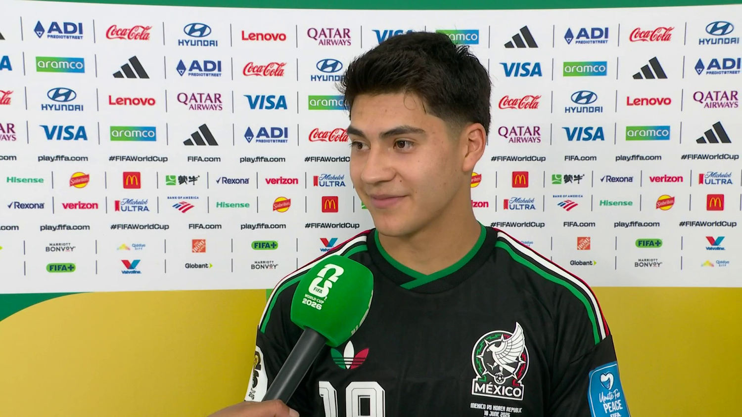 La reacción de Obed Vargas tras su debut mundialista y la victoria de México