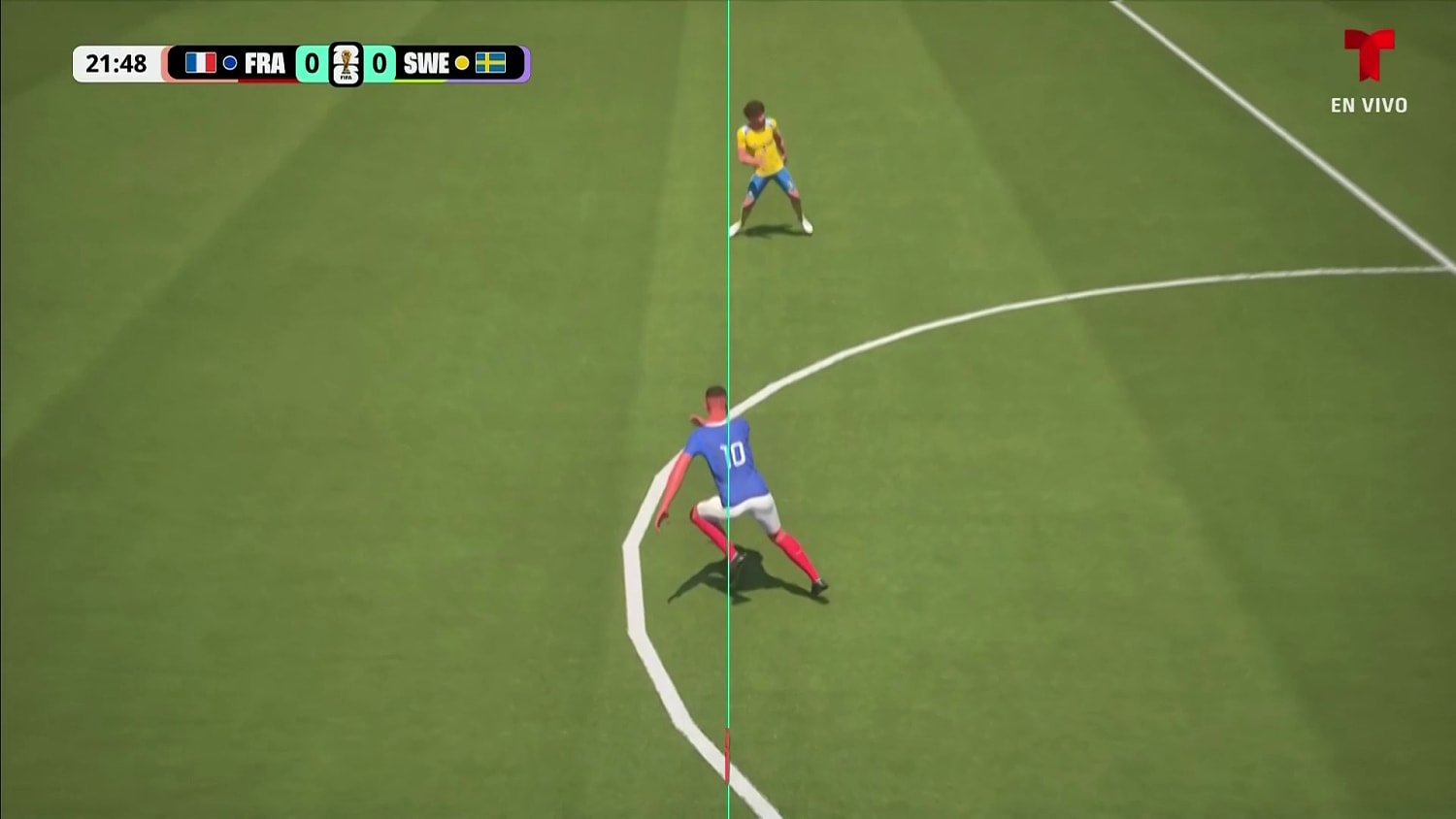 ¡Gol anulado a Mbappé! El fuera de juego le arrebata el primero a Francia ante Suecia