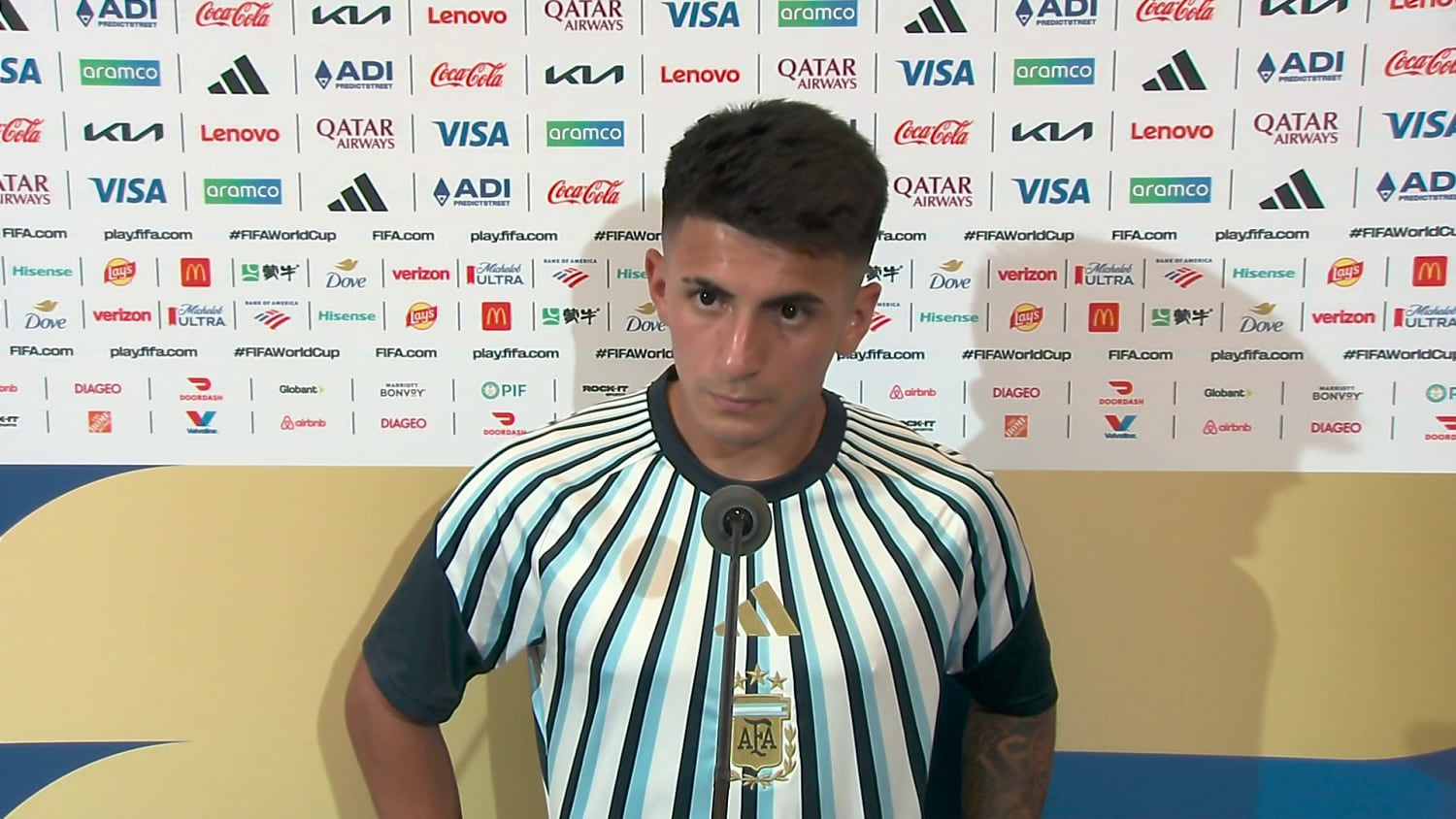 Thiago Almada: "Damos lo último hasta el final y vamos a seguir dándolo todo"