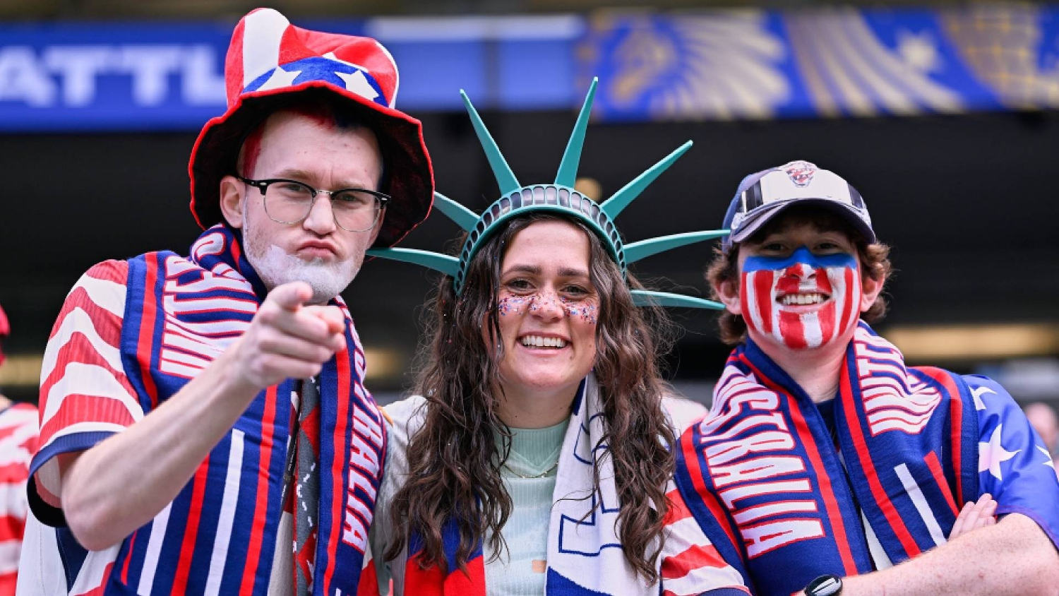Todo Seattle grita el primer gol de Estados Unidos ante Australia