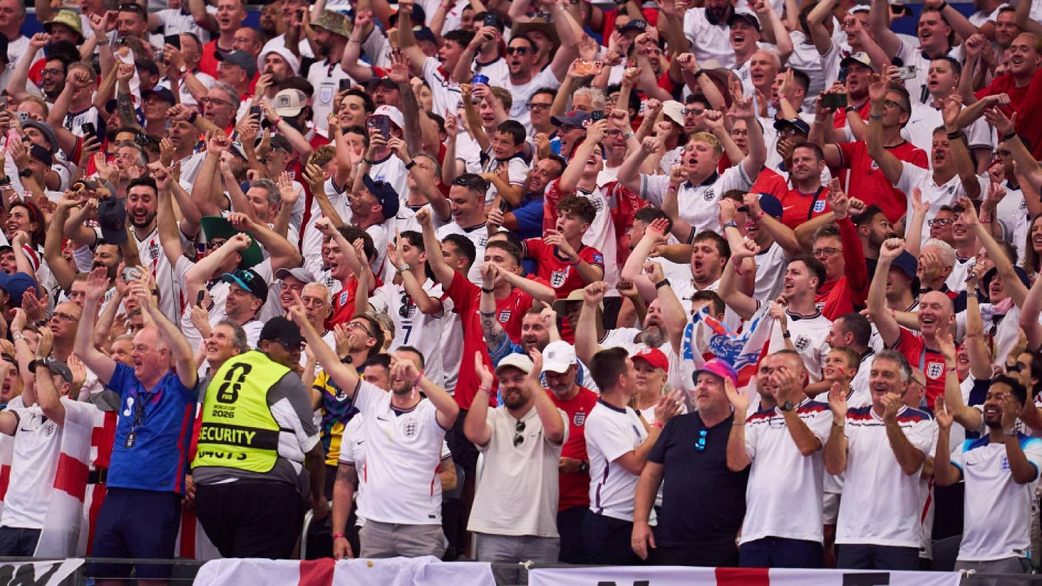 ¡Partidazo! Se vive una gran fiesta en Dallas entre Inglaterra y Croacia