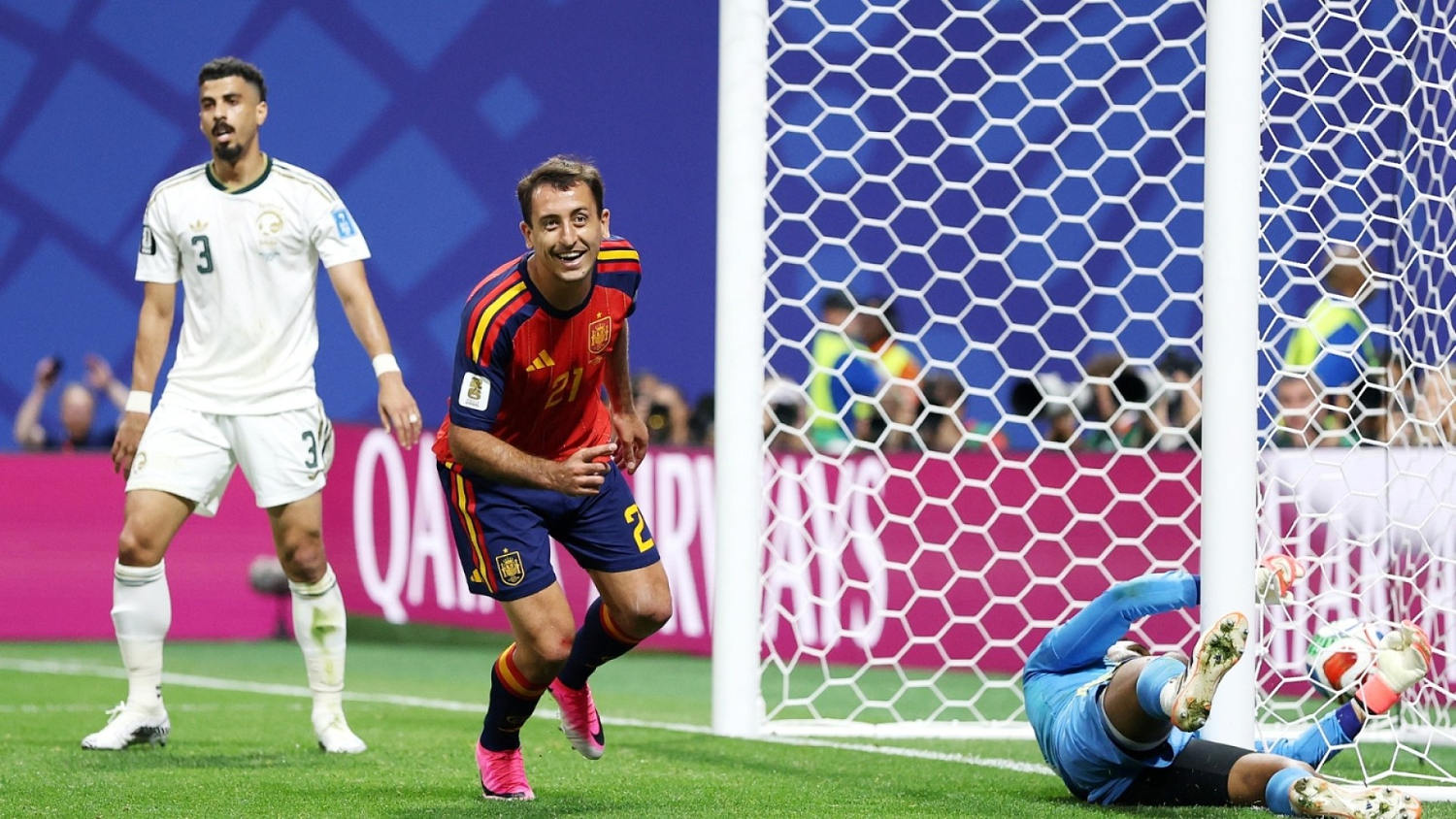 ¡Doblete de Oyarzabal! El jugador de La Roja consigue el 3-0 tras el pase de Dani Olmo
