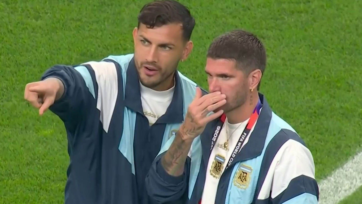 Paredes y De Paul estudian la cancha... pero ¿dónde dejaron a Messi?
