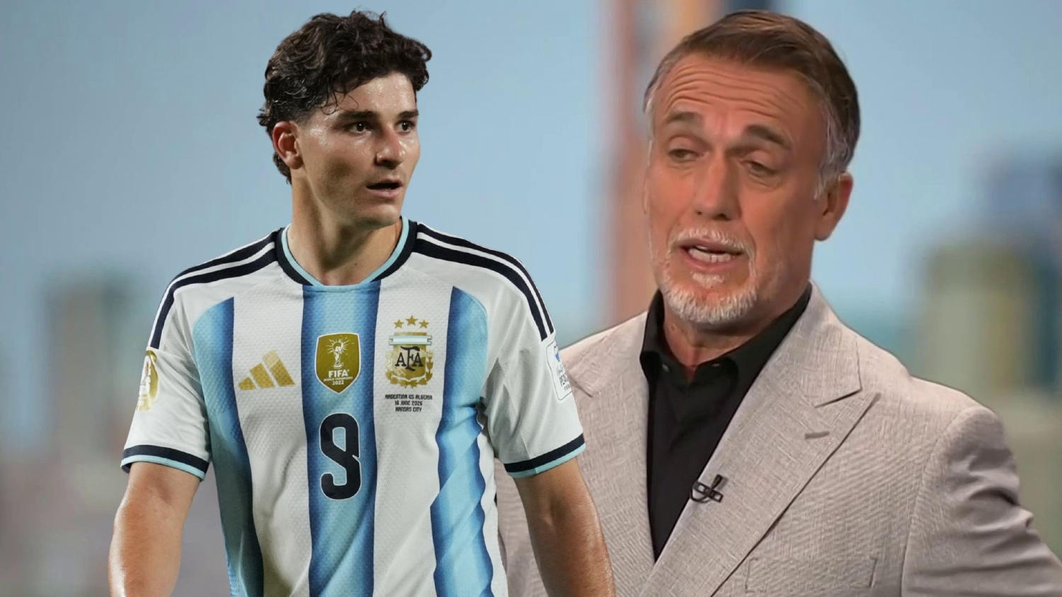 Batistuta define a Julián Álvarez pero no lo ve como sucesor de Messi