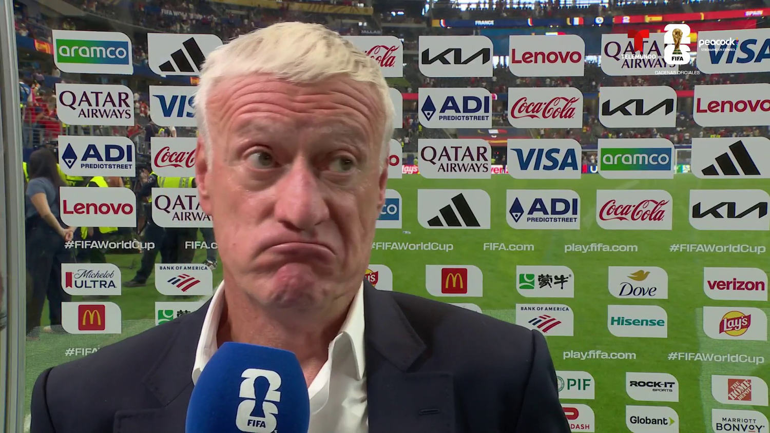 Deschamps lamenta irse del banquillo francés sin llegar a la final: "Fuimos inferiores"