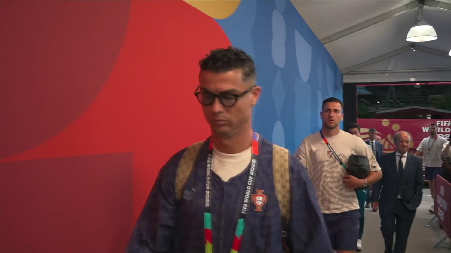 Cristiano Ronaldo llega al estadio donde podría ser su último partido en un Mundial
