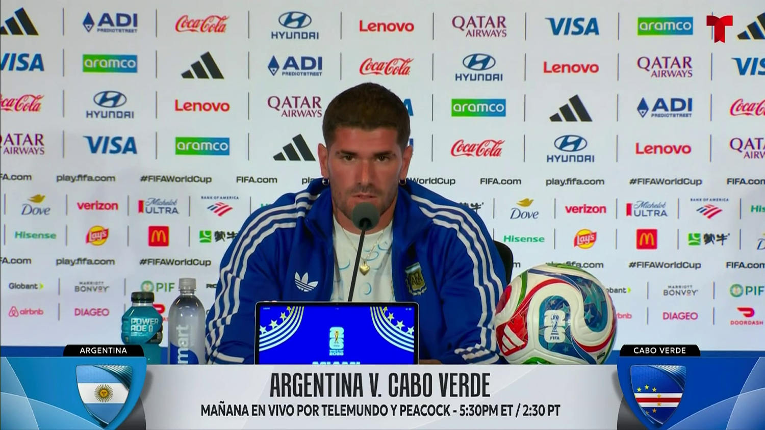 De Paul: “Tomaremos el partido con mucha responsabilidad” | Enlace Mundial