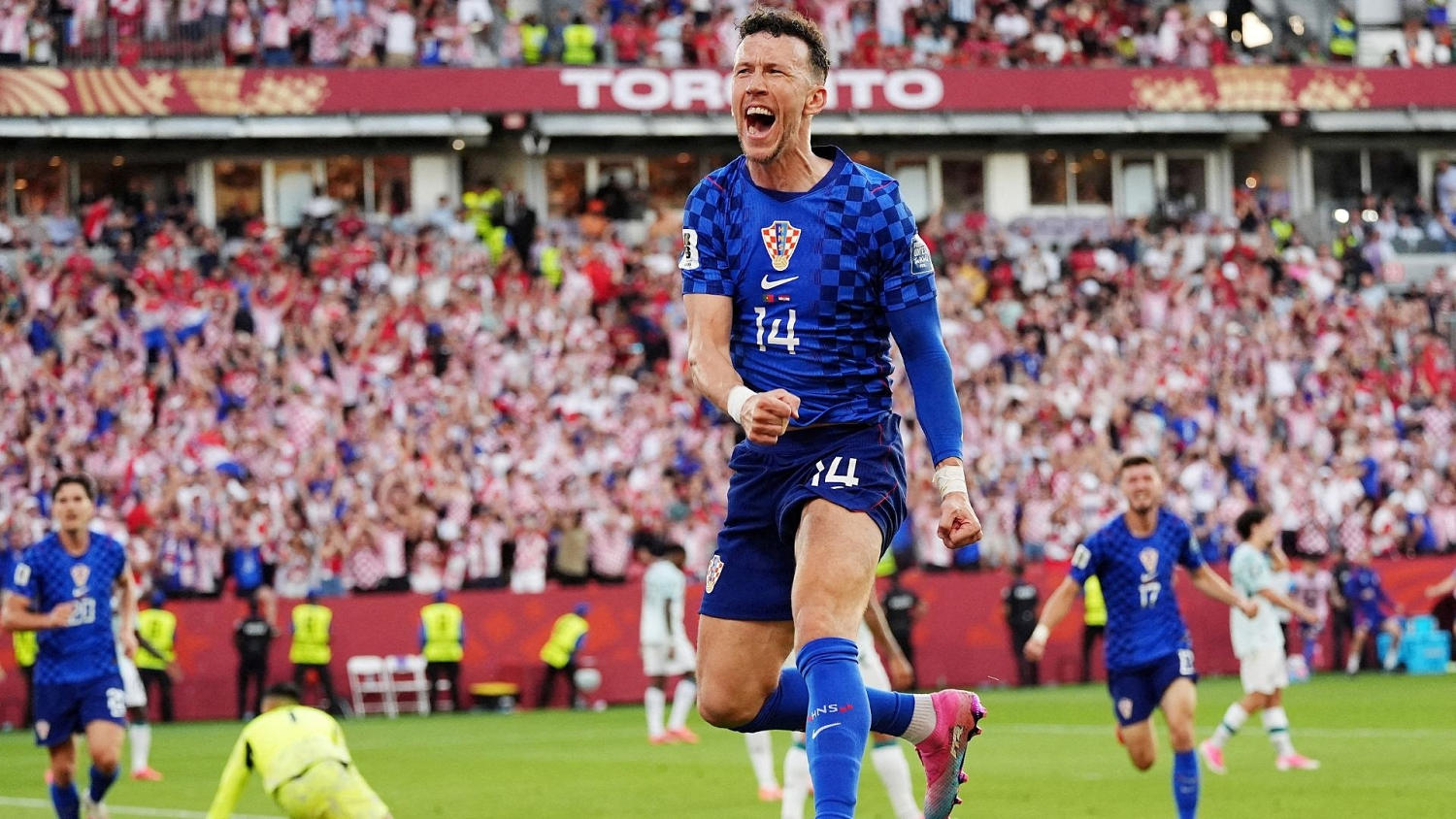 Ivan Perišić abre el marcador y da delantera a Croacia
