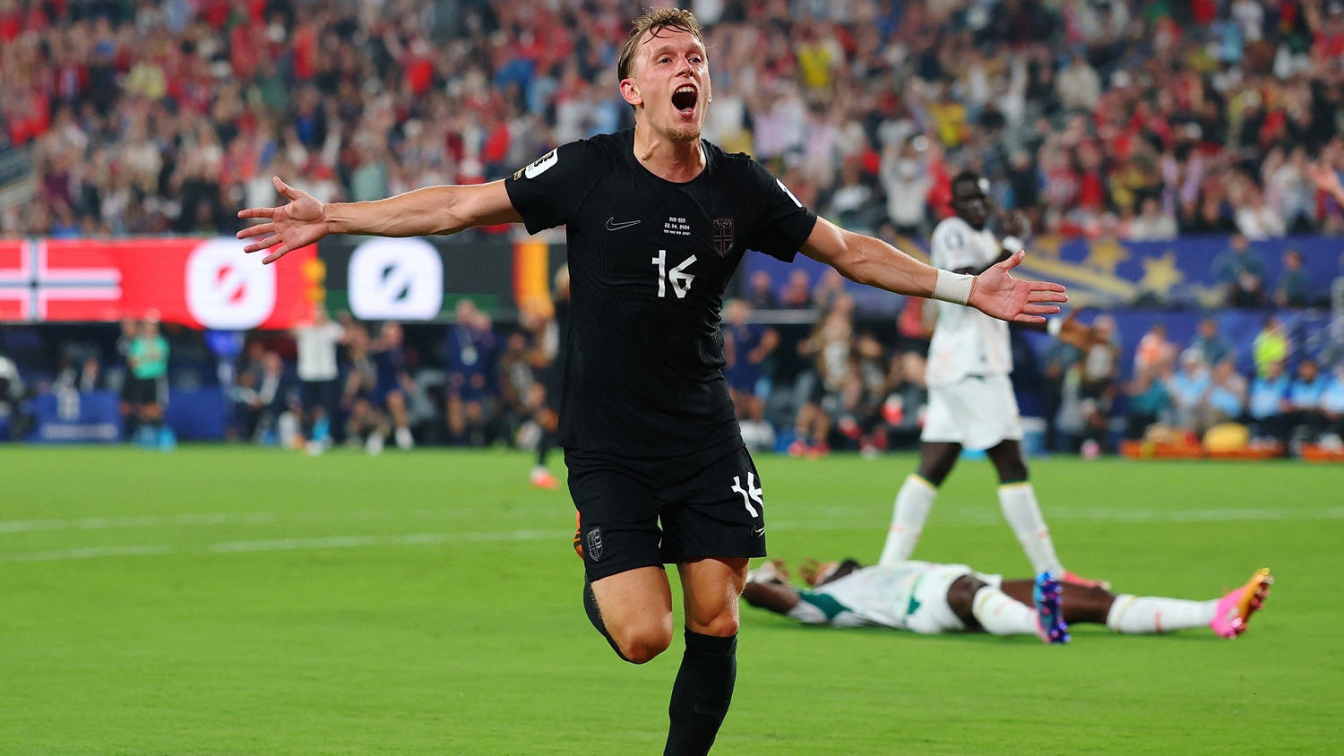 Gol de Marcus Holmgren y Noruega abre la lata frente a Senegal