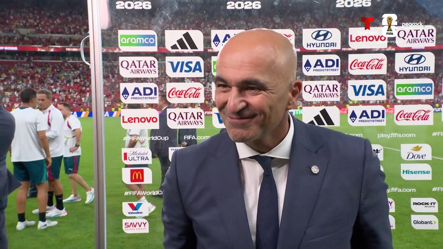 Roberto Martínez sobre la clasificación ante Croacia: "Sentimos satisfacción y orgullo"